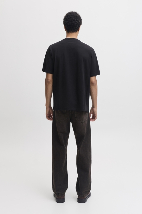 Jack & Jones zwarte heren t-shirt | Model
