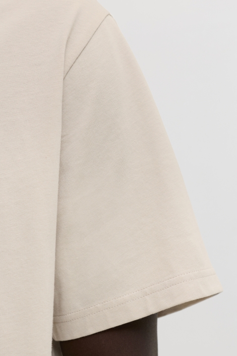 Jack & Jones beige heren t-shirt | Kleurstaal