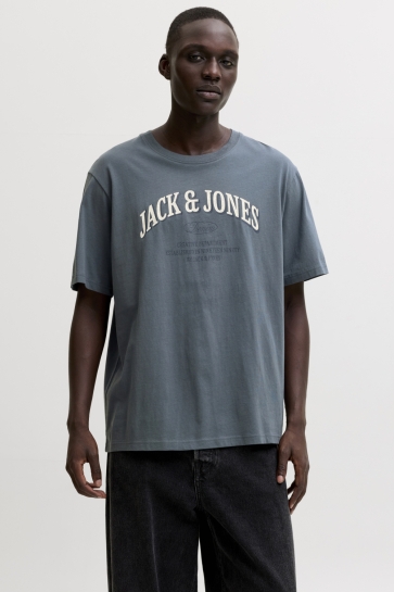 Jack & Jones T-shirt JJEDENVER LOGO TEE SS O-NECK SN 12298726 Turbulence