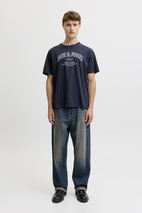 Jack & Jones blauwe heren t-shirt | Model