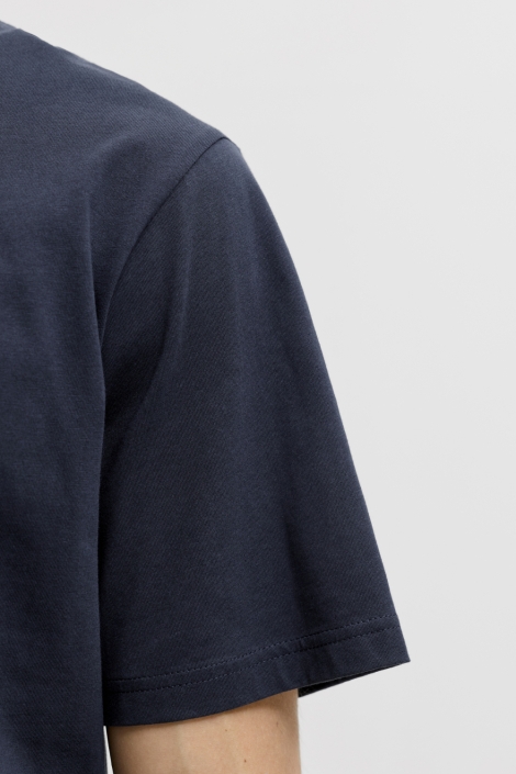 Jack & Jones blauwe heren t-shirt | Close up