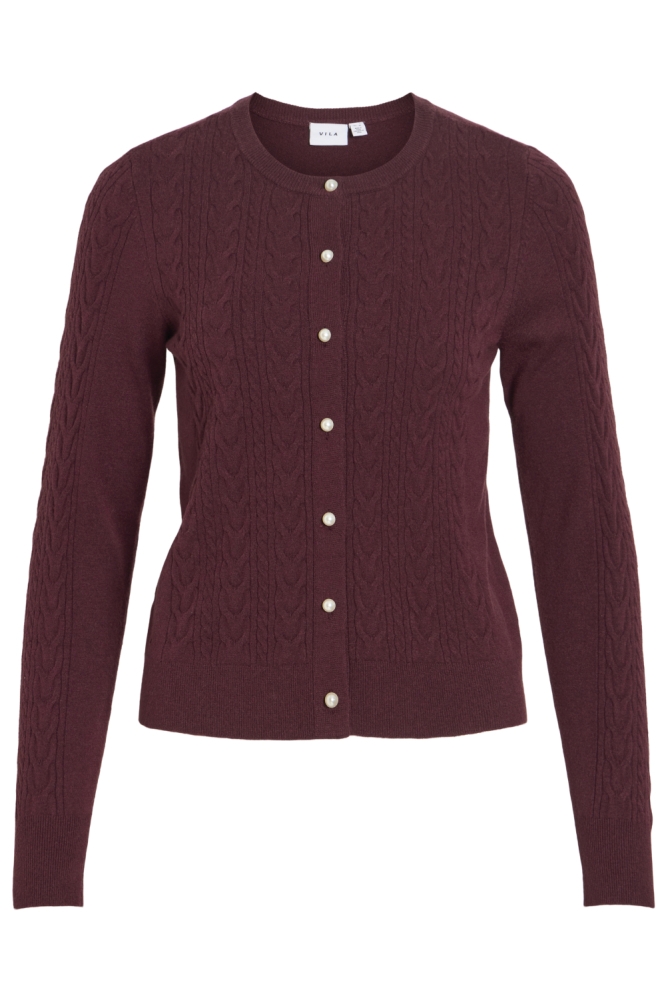 Vila bordeaux dames vest | Vooraanzicht