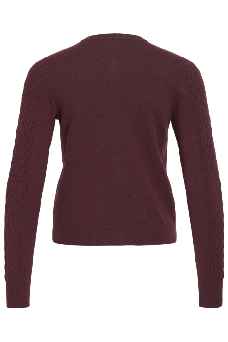 Vila bordeaux dames vest | Achteraanzicht