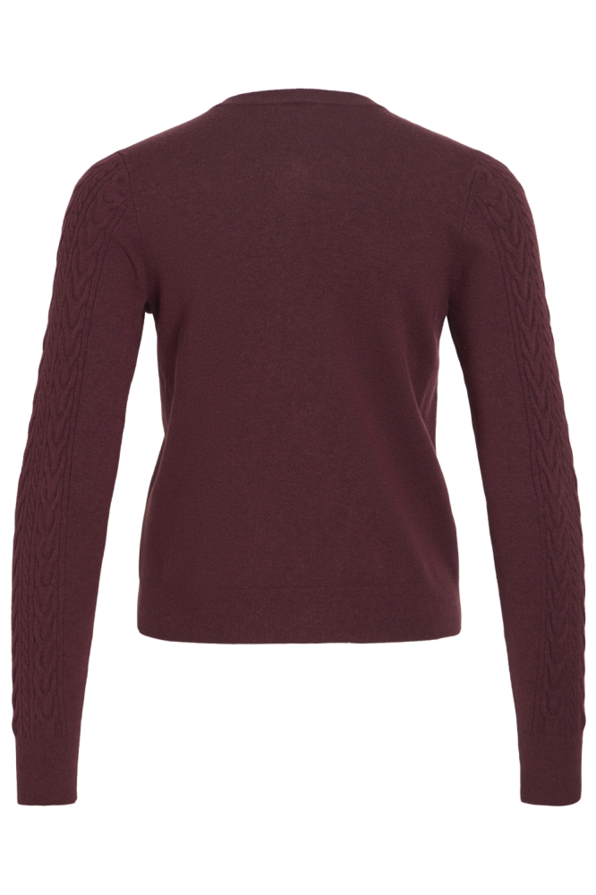 Vila bordeaux dames vest | Achteraanzicht
