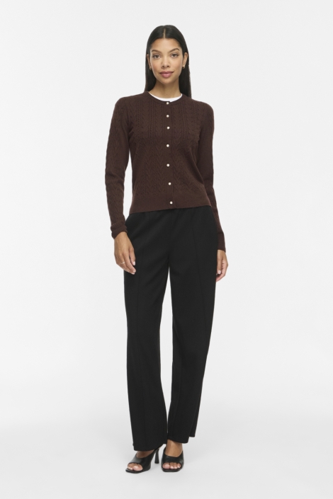 Vila bruine dames vest | Model
