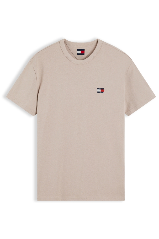 Tommy Jeans grijze heren t-shirt | Vooraanzicht