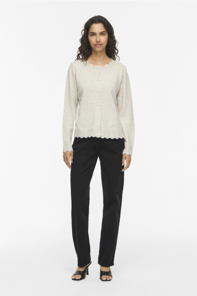 Vila beige dames vest | Model