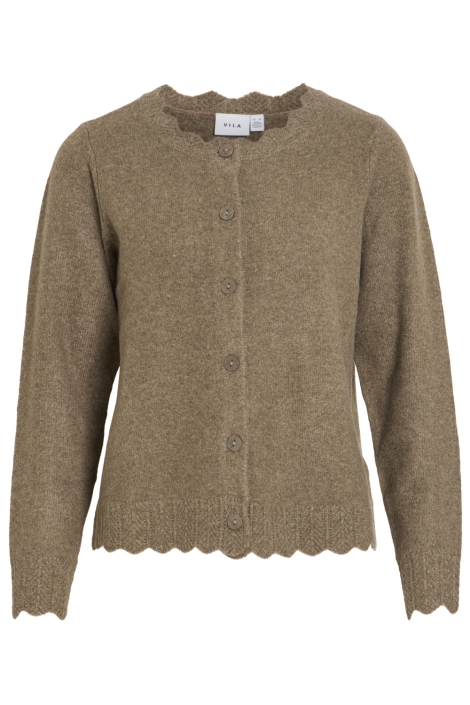 Vila camel dames vest | Vooraanzicht