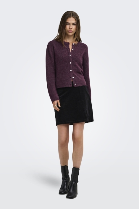 Only bordeaux dames vest | Model