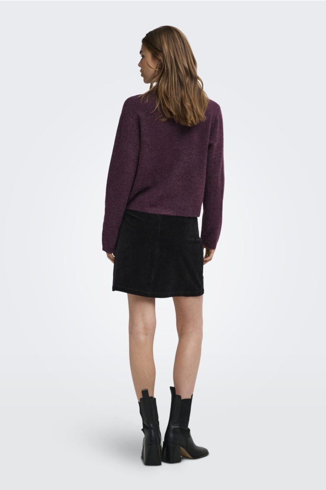 Only bordeaux dames vest | Model