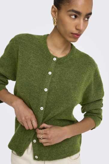 Only Vest ONLSIMONI L/S O-NECK CARDIGAN KNT N 15368980 Forest Night