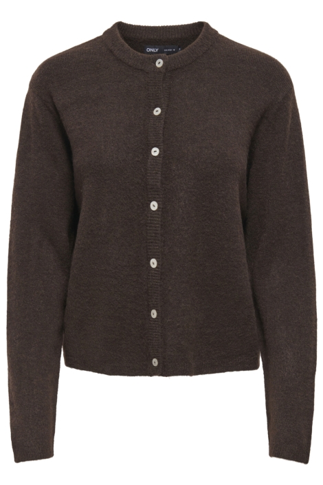 Only bruine dames vest | Vooraanzicht