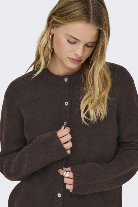 Only bruine dames vest | Close up
