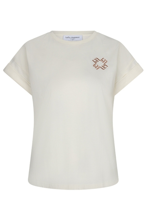 Lofty Manner witte dames t-shirt | Vooraanzicht