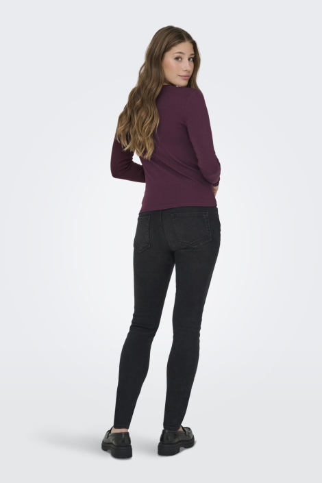 Only bordeaux dames t-shirt | Model