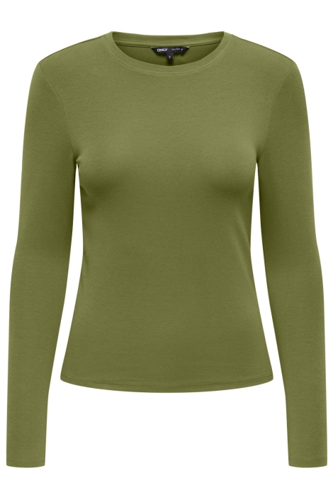 Only groene dames t-shirt | Vooraanzicht