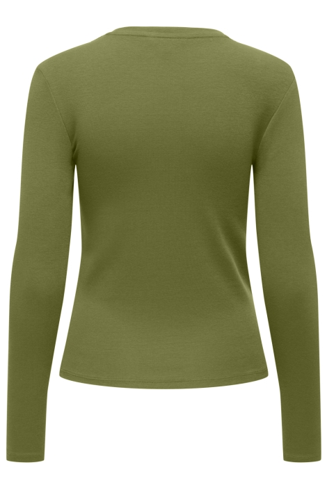 Only groene dames t-shirt | Achteraanzicht