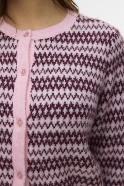 Vero Moda roze dames vest | Close up