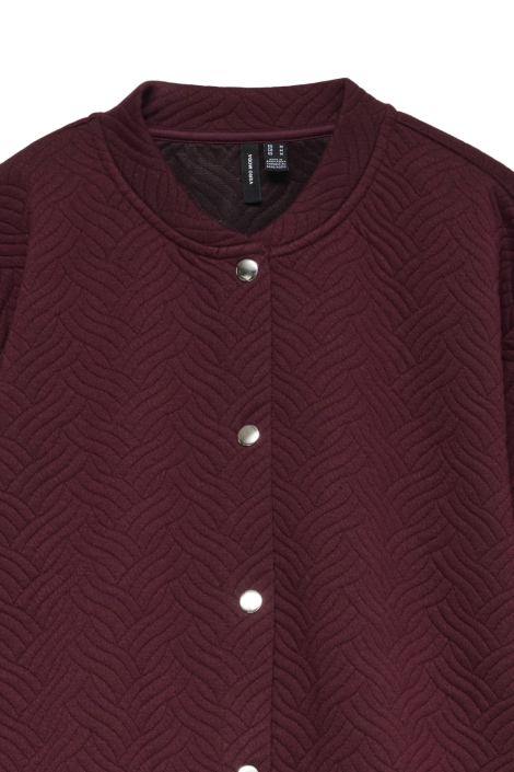 Vero Moda bordeaux dames vest | Close up
