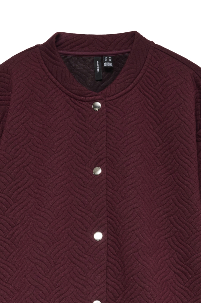 Vero Moda bordeaux dames vest | Close up