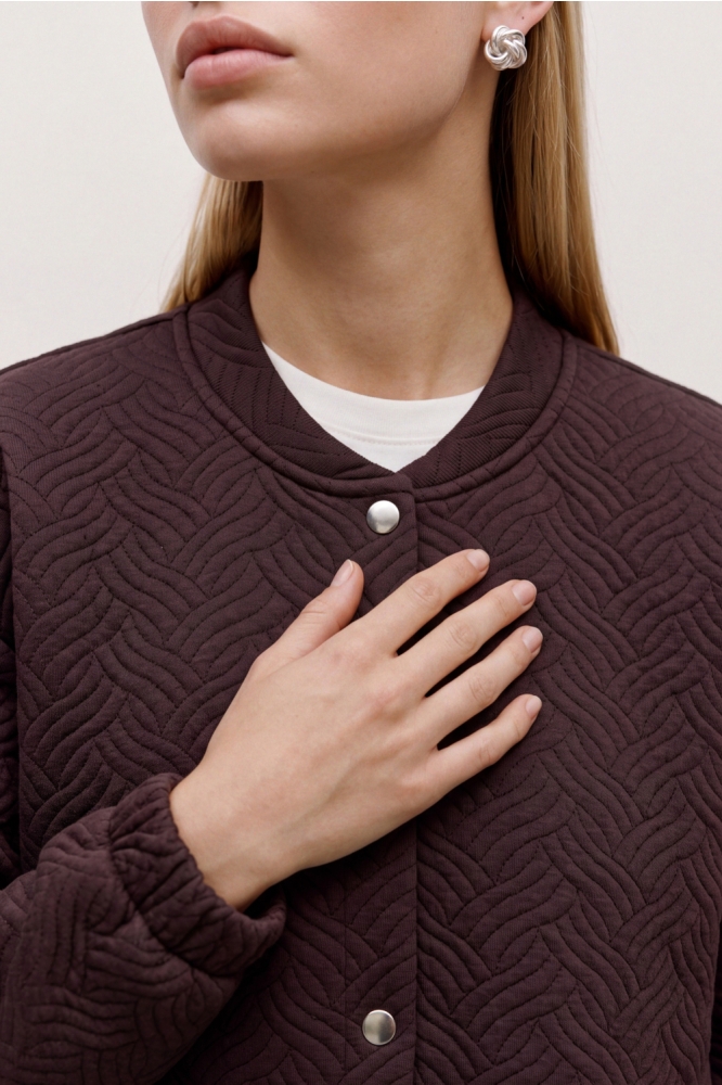 Vero Moda bruine dames vest | Close up