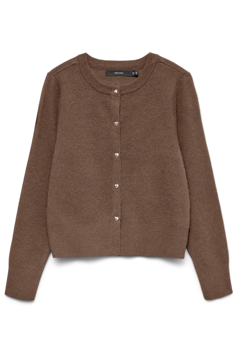 Vero Moda bruine dames vest | Vooraanzicht