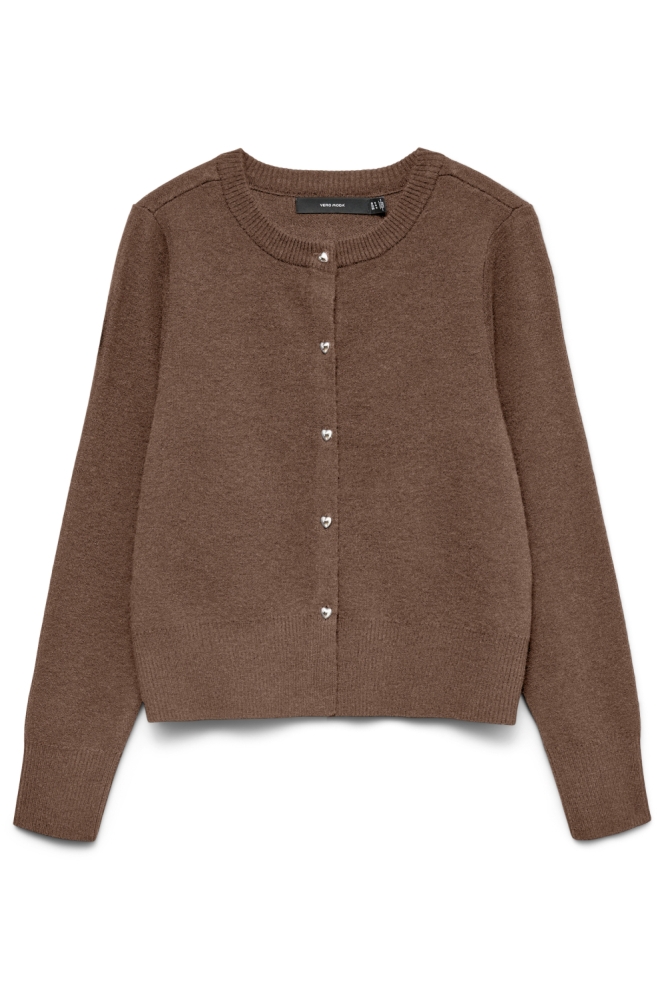 Vero Moda bruine dames vest | Vooraanzicht