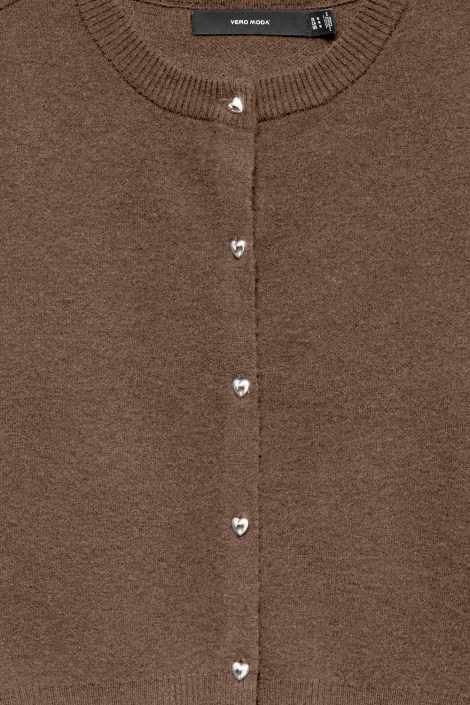 Vero Moda bruine dames vest | Kleurstaal