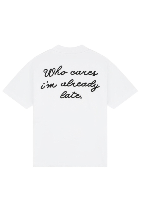 Malelions witte heren t-shirt | Achteraanzicht