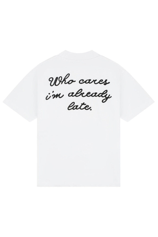 Malelions witte heren t-shirt | Achteraanzicht