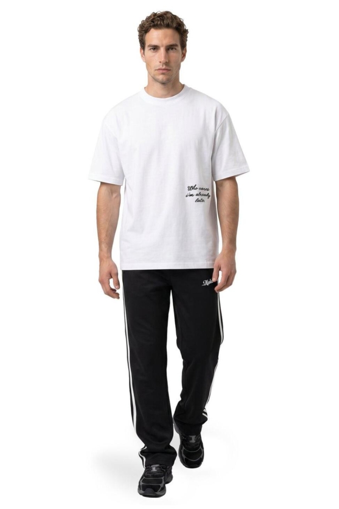 Malelions witte heren t-shirt | Model