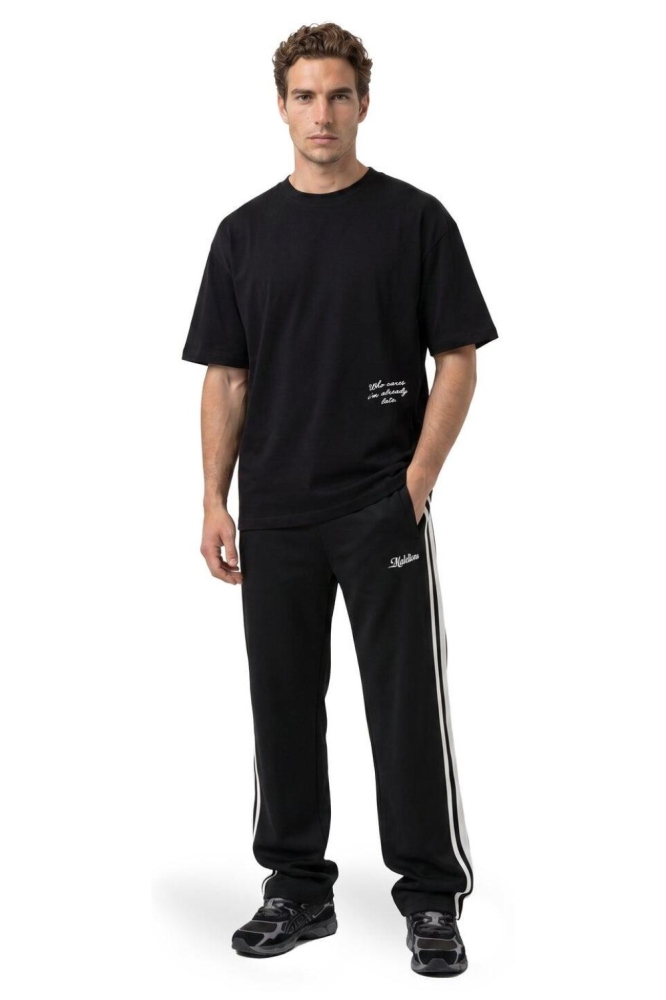 Malelions zwarte heren t-shirt | Model