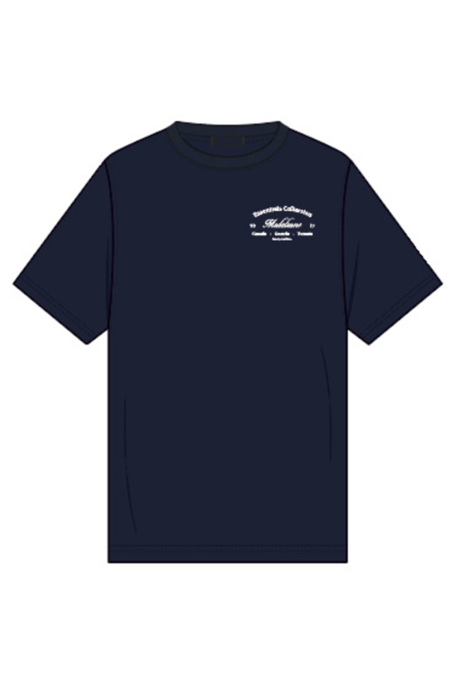 Malelions blauwe heren t-shirt | Vooraanzicht