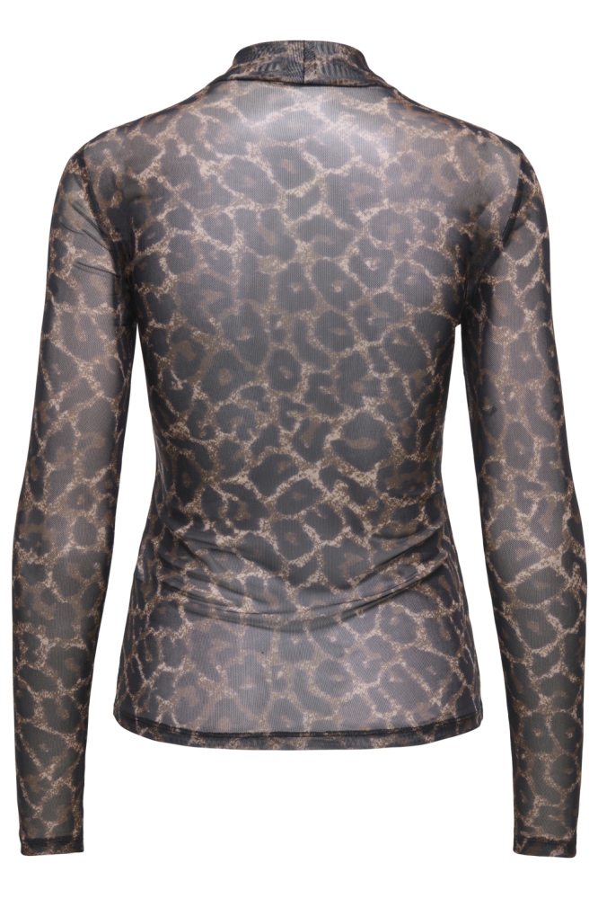 Only bruine dames top | Achteraanzicht