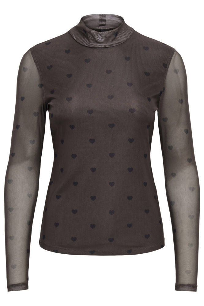 Only bruine dames top | Vooraanzicht