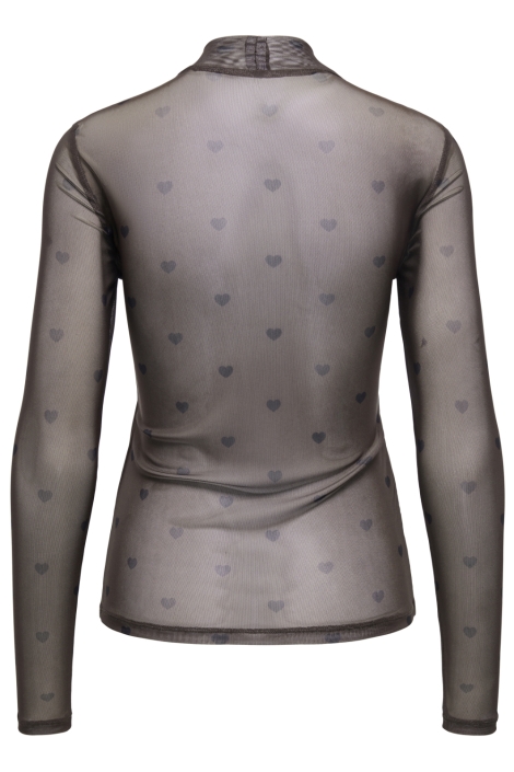 Only bruine dames top | Achteraanzicht