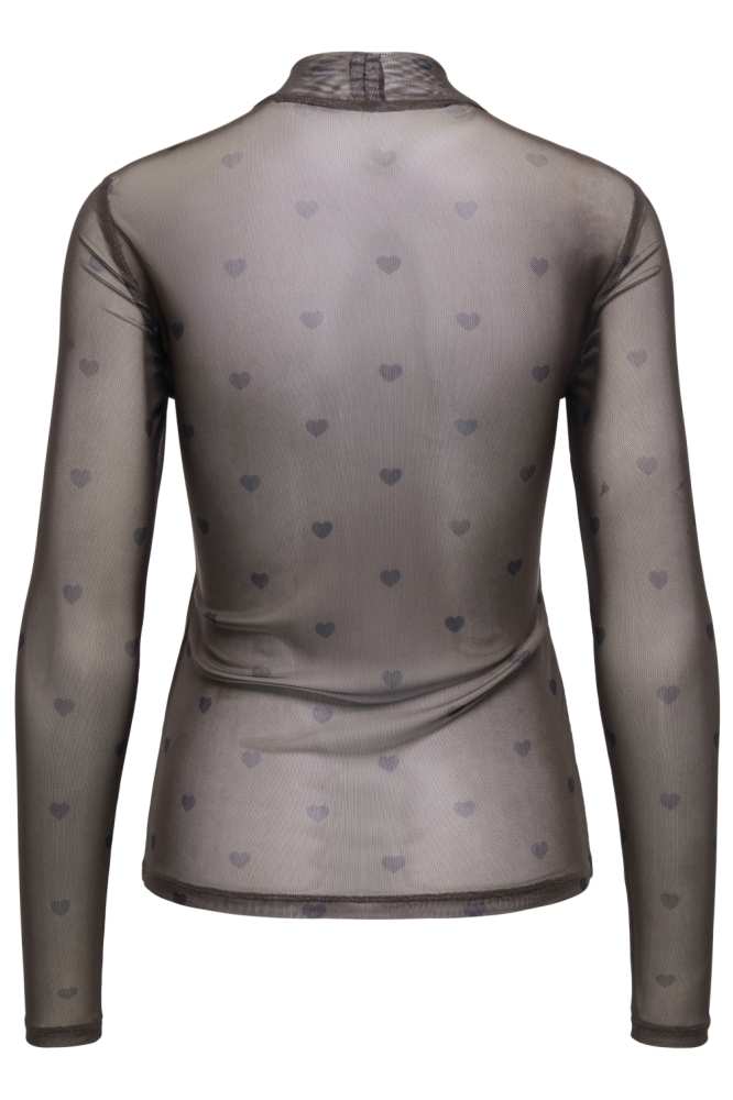 Only bruine dames top | Achteraanzicht
