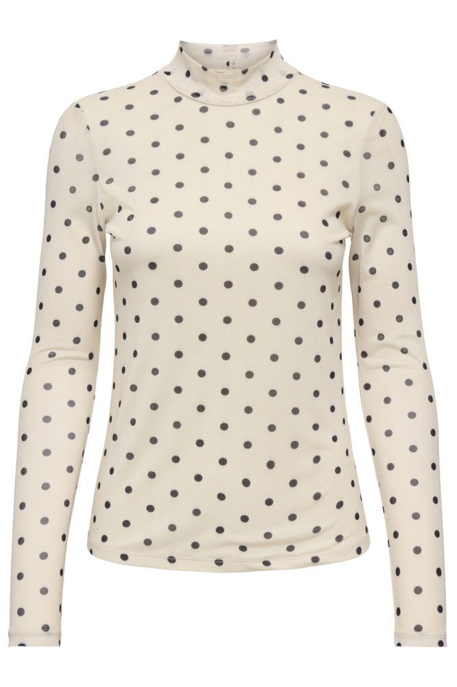 Only beige dames top | Vooraanzicht