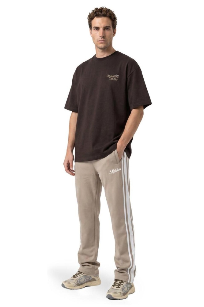 Malelions bruine heren t-shirt | Model