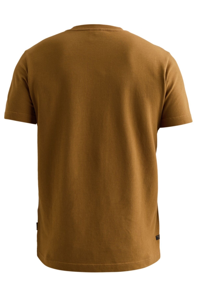 PME legend gele heren t-shirt | Achteraanzicht