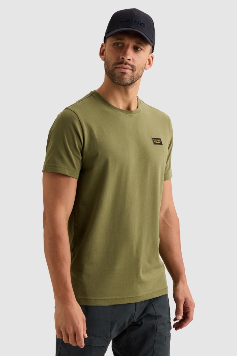 PME legend groene heren t-shirt | Model vooraanzicht