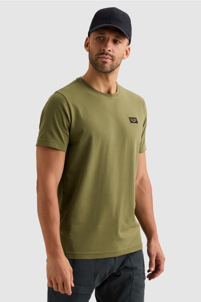 PME legend groene heren t-shirt | Model vooraanzicht
