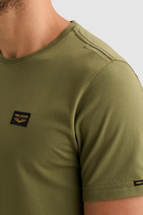 PME legend groene heren t-shirt | Close up