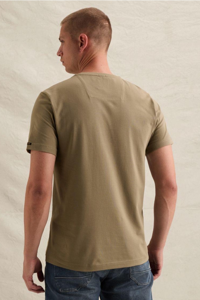 PME legend groene heren t-shirt | Model achteraanzicht