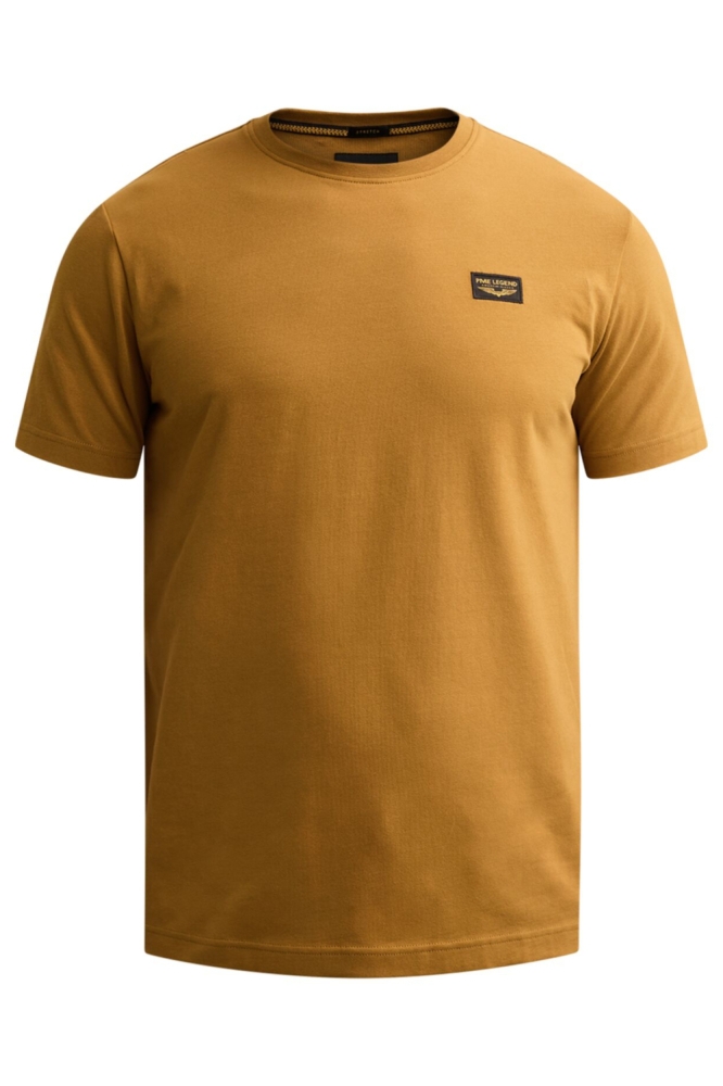 PME legend gele heren t-shirt | Vooraanzicht