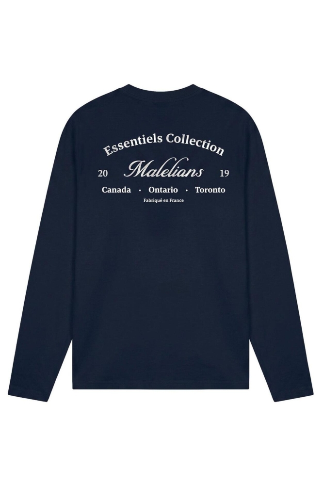 Malelions blauwe heren t-shirt | Achteraanzicht