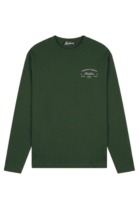 Malelions groene heren t-shirt | Vooraanzicht