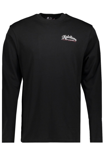 Malelions T-shirt SPORTS BETTING LONGSLEEVE T SHIRT MMA50026025 BLACK