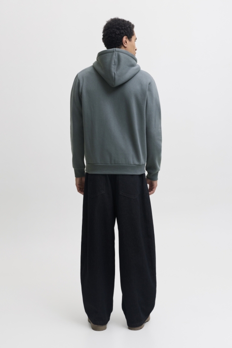 Jack & Jones blauwe heren vest | Model achteraanzicht