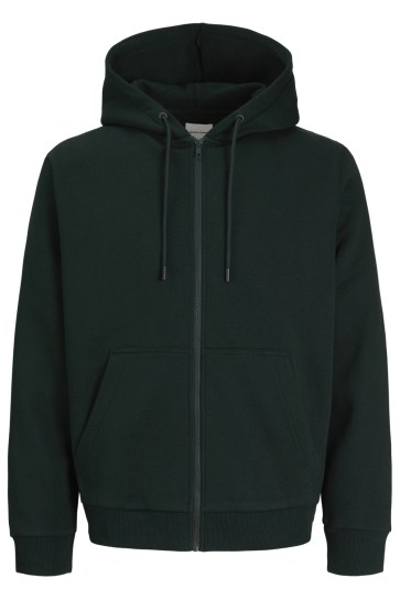 Jack & Jones Vest JJEBRADLEY SWEAT ZIP HOOD NOOS 12249342 Scarab